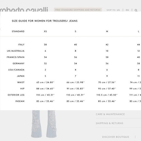 ROBERTO CAVALLI | FLARE | WIDE LEG JEANS - Picture 9 of 9